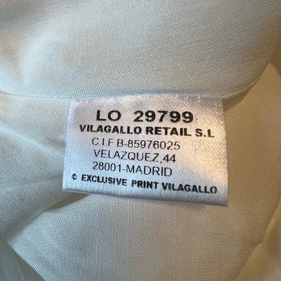 Vilagallo Una Zig Zag Squares Dress Pink/Multi Colored New EU Size 40 (8 Medium) - Picture 9 of 9